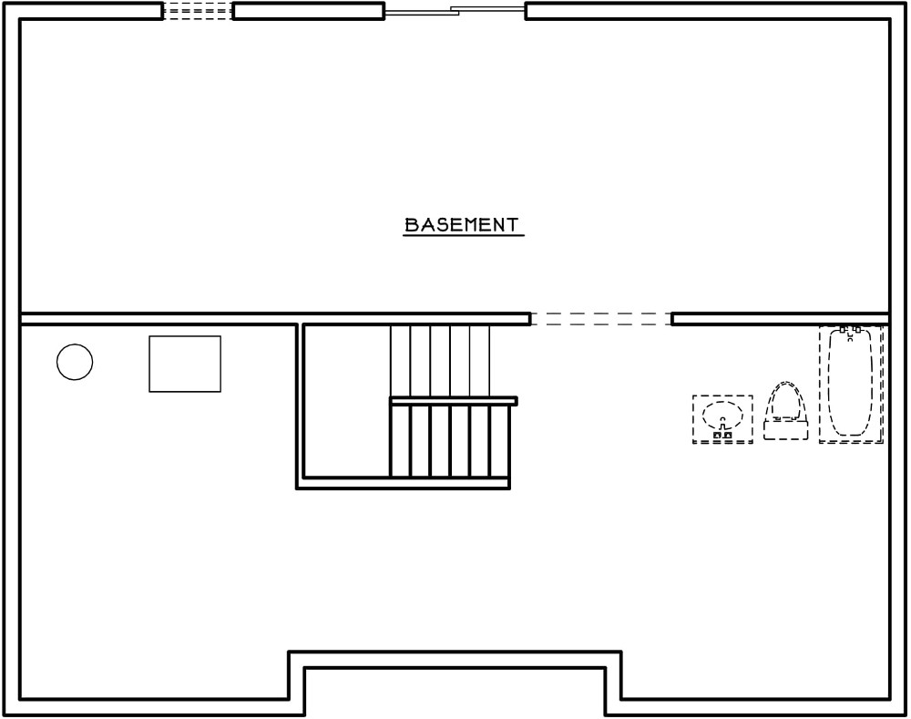 Hemlock Basement Blueprint