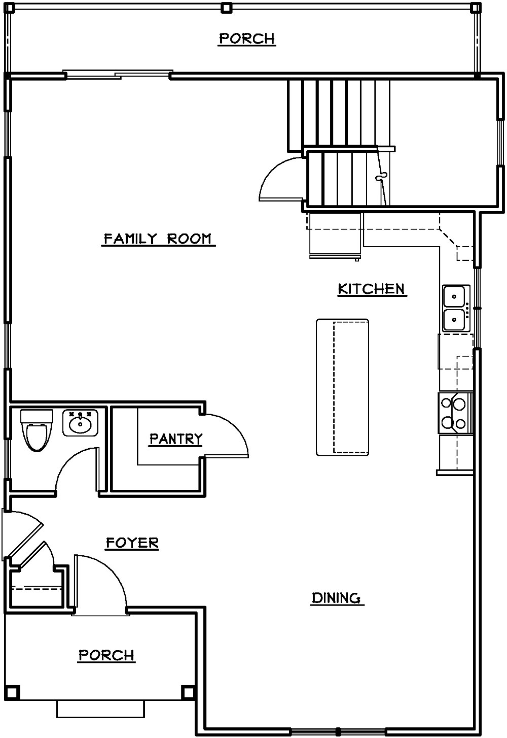 Leland Main Floor Blueprint