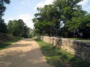 800px Sunken Road Restored 2004 Section in Fredericksburg and Spotsylvania National Military Park